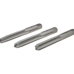 Tap Set: Metric Coarse, 4 Flute, High Speed Steel, Bright Finish