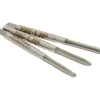 Tap Set: M3 x 0.5 Metric Coarse, 3 Flute, High Speed Steel, Bright Finish