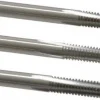 Tap Set: #8-32 UNC, 4 Flute, Bottoming Plug & Taper, High Speed Steel, Bright Finish