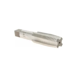 Tap Set: 1-8 UNC, 4 Flute, High Speed Steel, Bright Finish