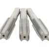 Tap Set: 7/16-20 UNF, 4 Flute, High Speed Steel, Bright Finish