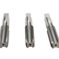 Tap Set: 3/4-16 UNF, 4 Flute, High Speed Steel, Bright Finish
