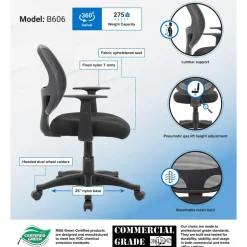 Task Chair Task Chair: Mesh & Fabric, 23