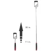 Telescoping Inspection Mirror: Rectangular, Glass Mirror