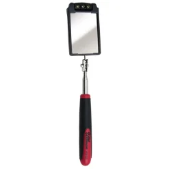 Telescoping Inspection Mirror: Rectangular, Glass Mirror