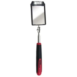 Telescoping Inspection Mirror: Rectangular, Glass Mirror