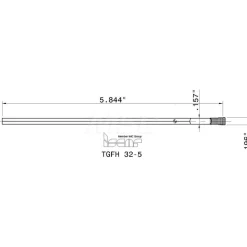 TGFH Single End Neutral Indexable Cutoff Blade