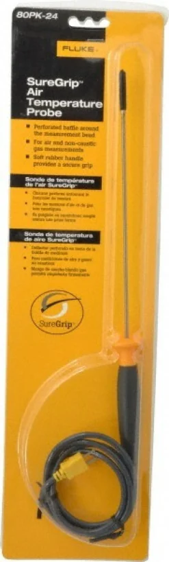 Thermocouple Probe: Type K, Air/Gas Probe, Beaded, K Type