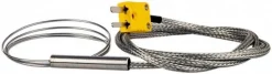 Thermocouple Probe: Type K, Flexible Probe, Grounded