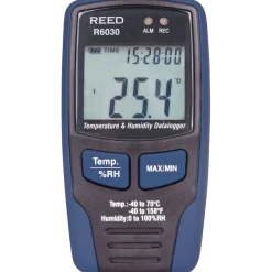 Thermometer/Hygrometers: Minimum Relative Humidity (%): 0; Maximum Relative Humidity (%): 100.00; Minimum Temperature (C): -40.00; Minimum Temperature (F): -40.000; Maximum Temperature (C): 70.00; Maximum Temperature (F): 158.000; Resolution: 0.1; Accuracy Degree (C): ±1°