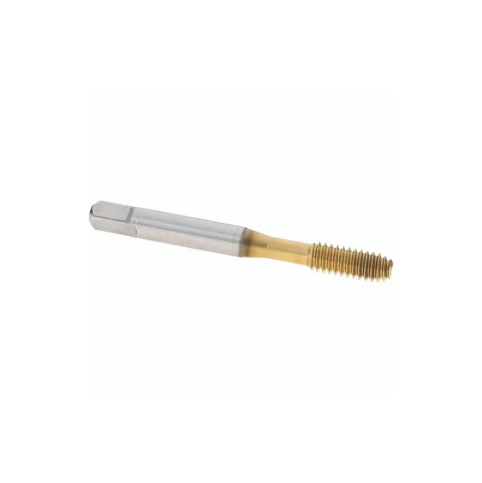 Thread Forming Tap: 1/4-20 UNC, Modified Bottoming Chamfer, Cobalt, TiN Finish