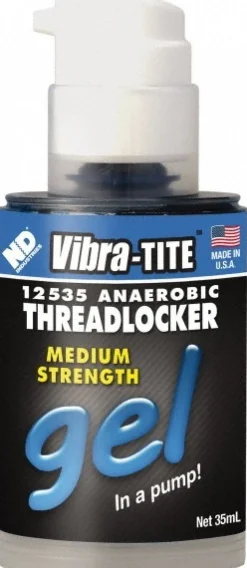 Threadlocker: Blue, Gel 35 mL, Bottle
