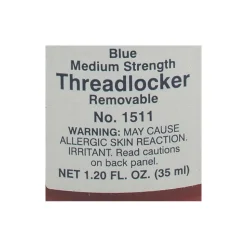 Threadlocker: Blue, Liquid, 35 mL, Bottle