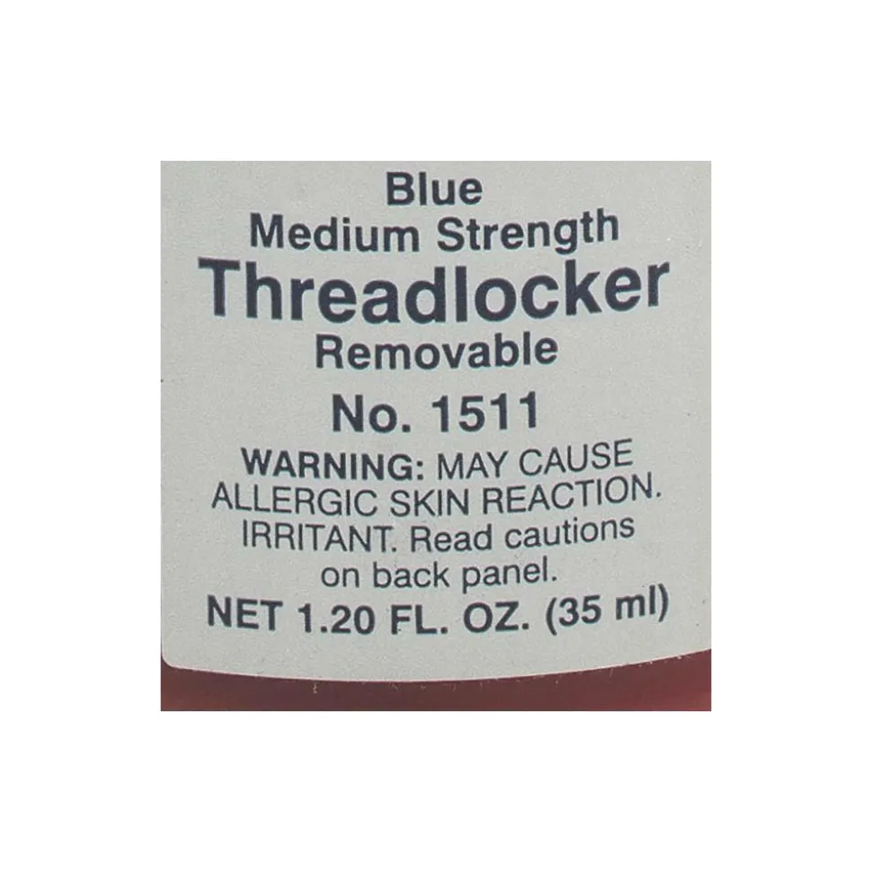 Threadlocker: Blue, Liquid, 35 mL, Bottle