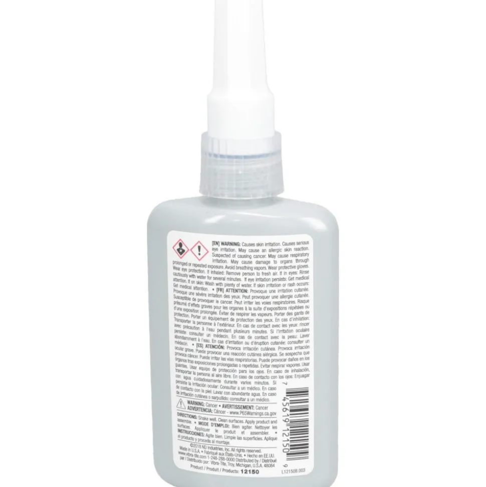 Threadlocker: Blue, Liquid, 50 mL, Bottle