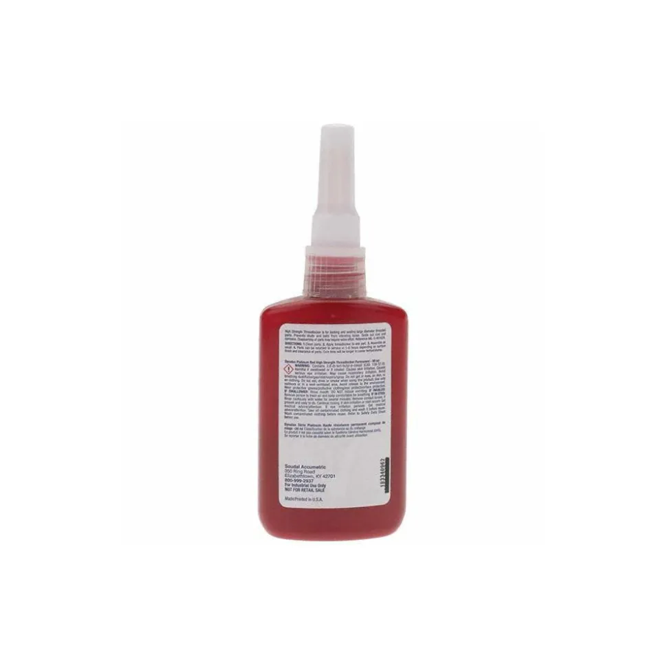 Threadlocker: Red, Liquid, 50 mL, Bottle