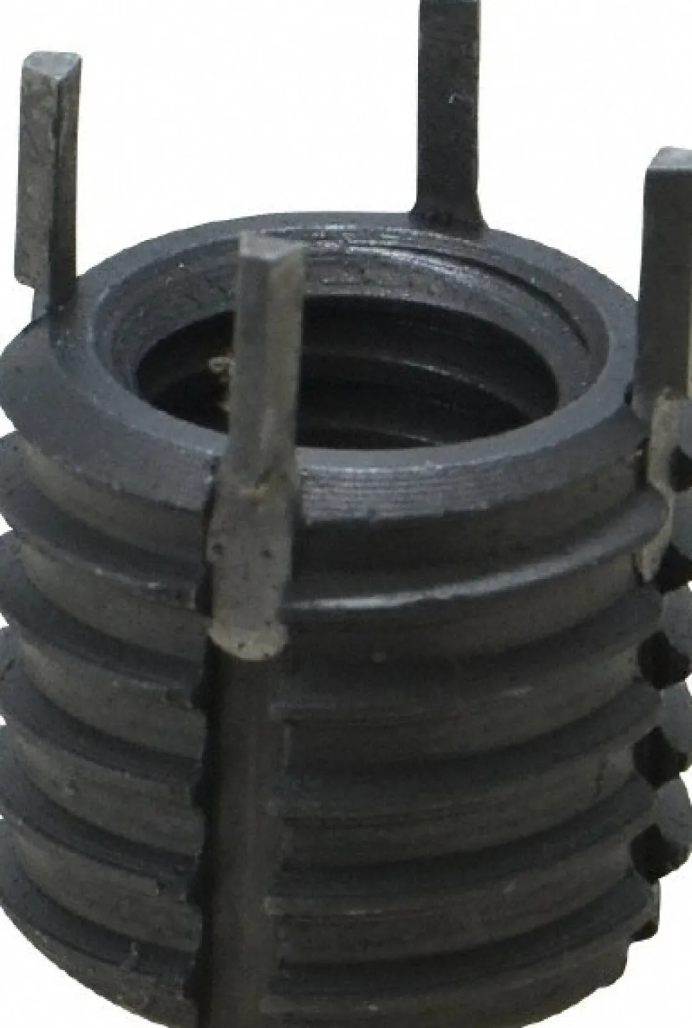 Thread Locking Insert: 3/8-16 Internal Thread, 9/16-12 External Thread, UNC, 1/2" OAL, Heavy-Duty Keylocking