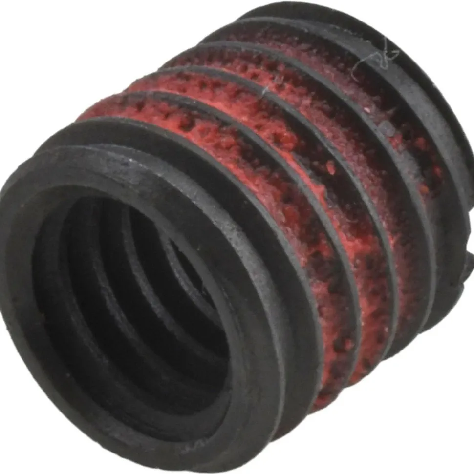 Thread Locking Insert: 3/8-16 Internal Thread, 1/2-13 External Thread, UNC, 1/2" OAL, Self-Lock Wall