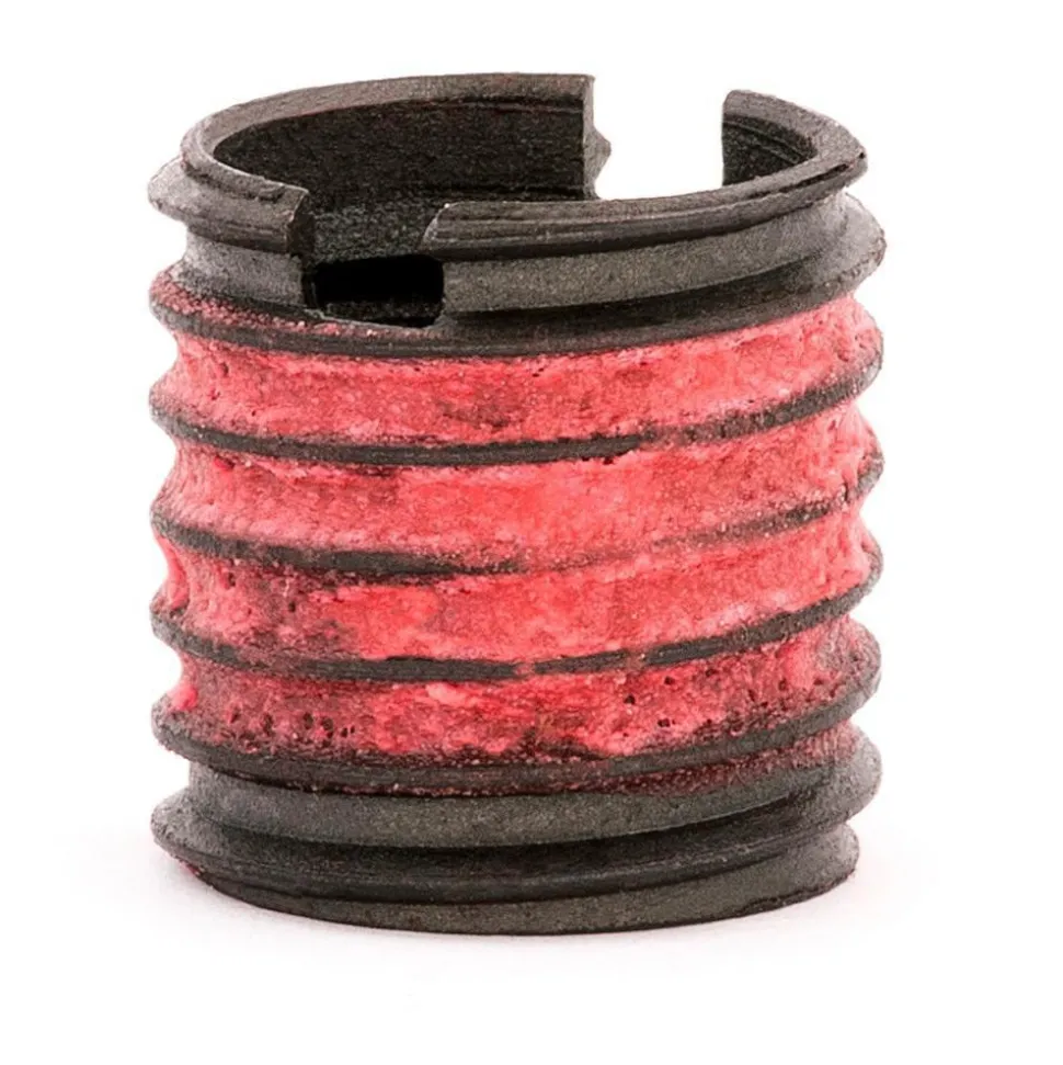 Thread Locking Insert: 1/2-13 Internal Thread, 5/8-11 External Thread, UNC, 5/8" OAL, Self-Lock Wall