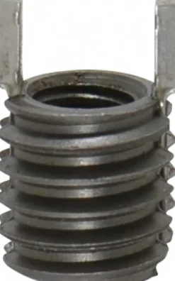 Thread Locking Insert: #10-32 Internal Thread, 5/16-18 External Thread, UNF, 0.31" OAL, Thin Wall Keylocking