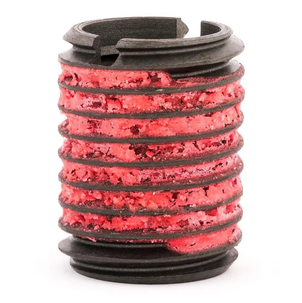 Thread Locking Insert: 5/8-11 Internal Thread, 7/8-9 External Thread, UNC, 1-1/8" OAL, Self-Lock Wall