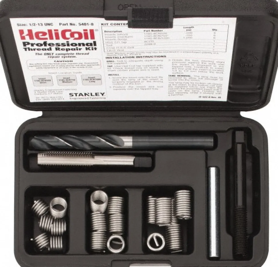 Thread Repair Kit: Threaded Insert