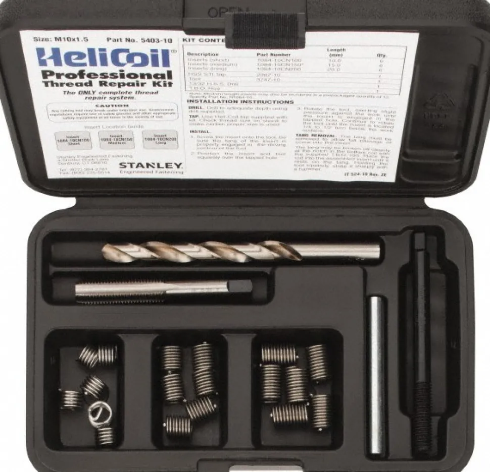 Thread Repair Kit: Threaded Insert