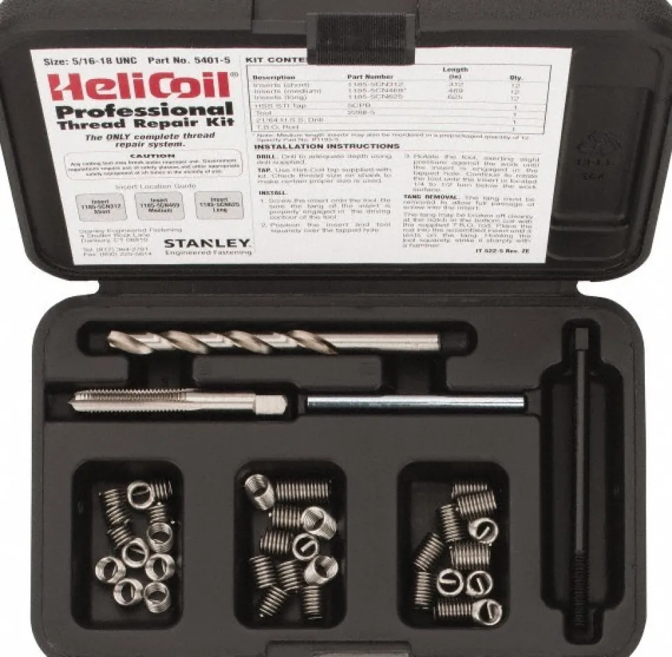 Thread Repair Kit: Threaded Insert