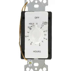 Timers: Timer Type: Countdown Timer; Recommended Environment: Indoor; Timing Range: 12 h; Minimum On/Off Time: 60 min