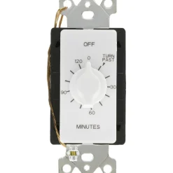 Timers: Timer Type: Countdown Timer; Recommended Environment: Indoor; Timing Range: 2 hr; Minimum On/Off Time: 10 min