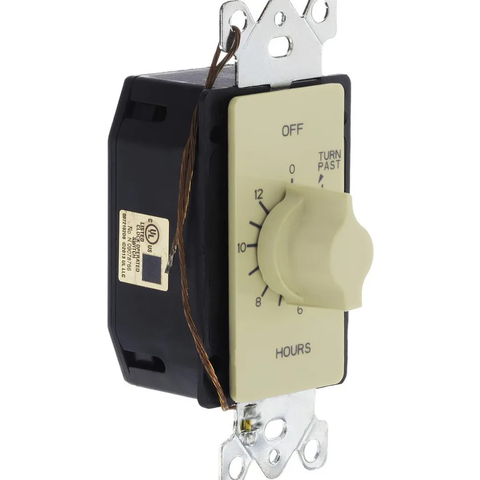 Timers: Timer Type: Countdown Timer; Recommended Environment: Indoor; Timing Range: 12 h; Minimum On/Off Time: 60 min