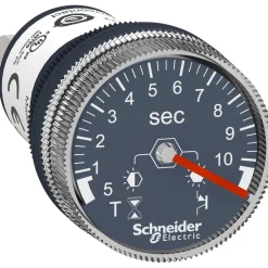 Timers: Timer Type: Panel-Mounted Timer; Recommended Environment: Indoor; Timing Range: 0.5 - 10 s; Minimum On/Off Time: 0.5 s