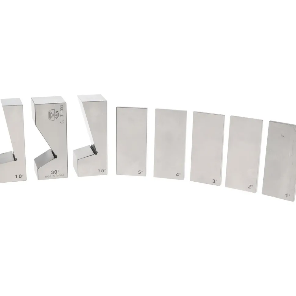 1 to 30° Angle, 3 Inch Long, Angle Block Set