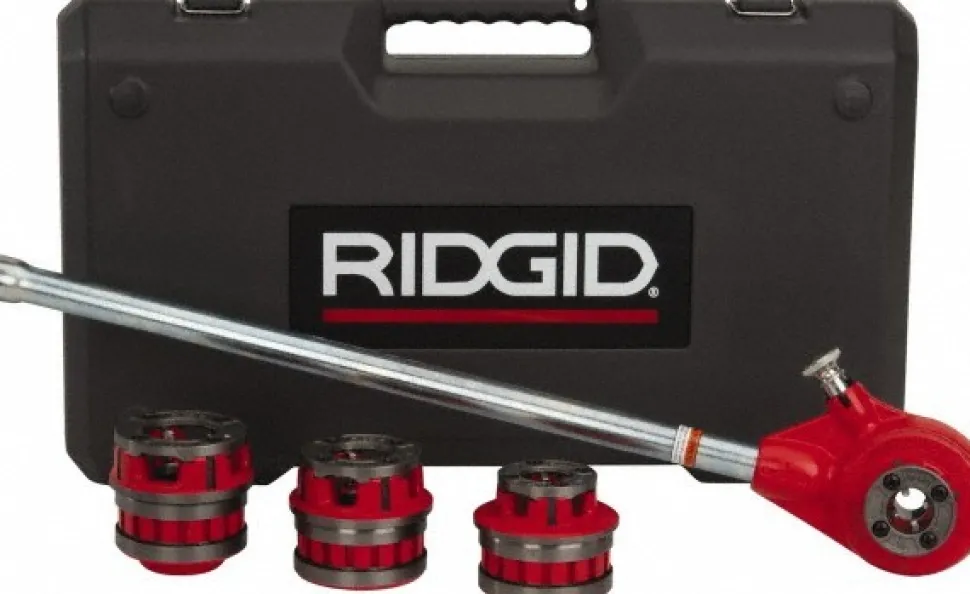 1/2 to 1-1/4" 4-Die-Head Pipe Threader Set