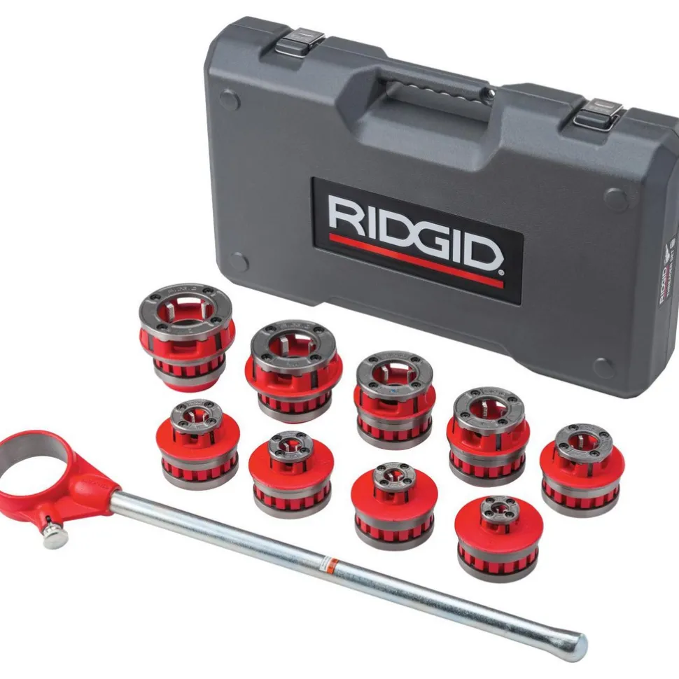 1/8 to 2" 9-Die-Head Pipe Threader Set