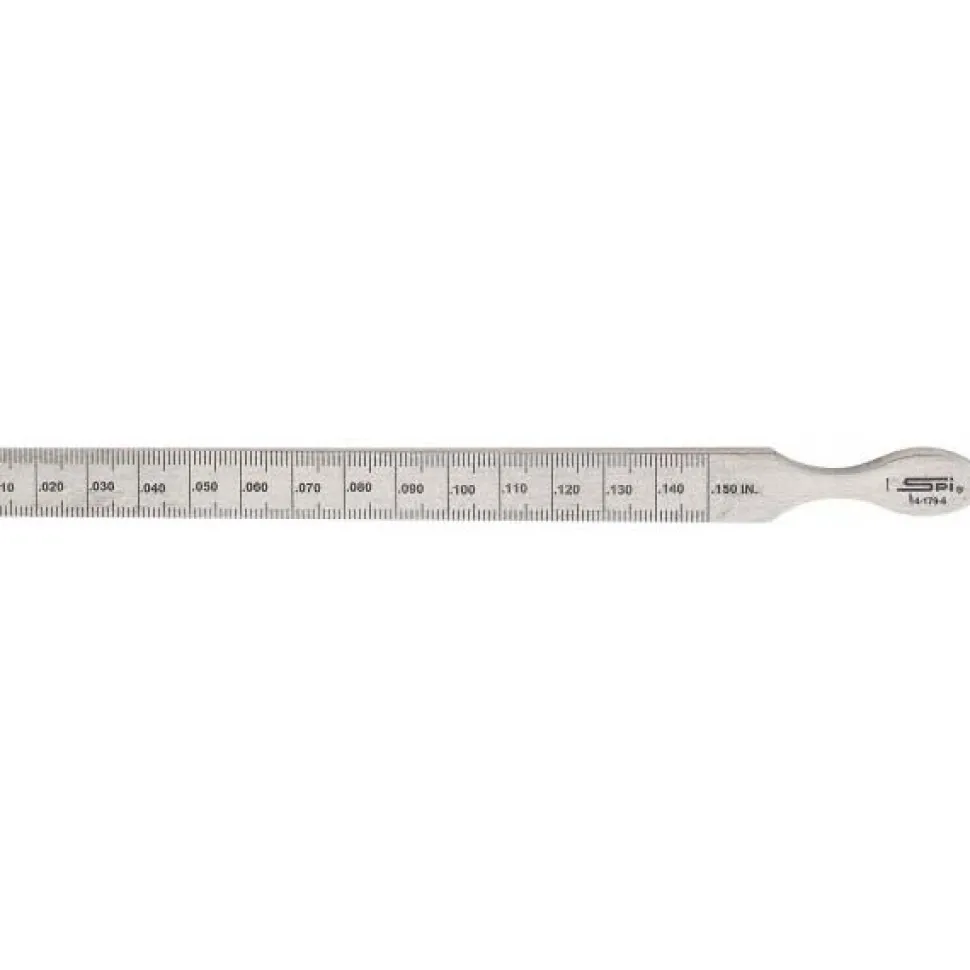 0.01 to 0.15 Inch Measurement, 1 Leaf Taper Gage