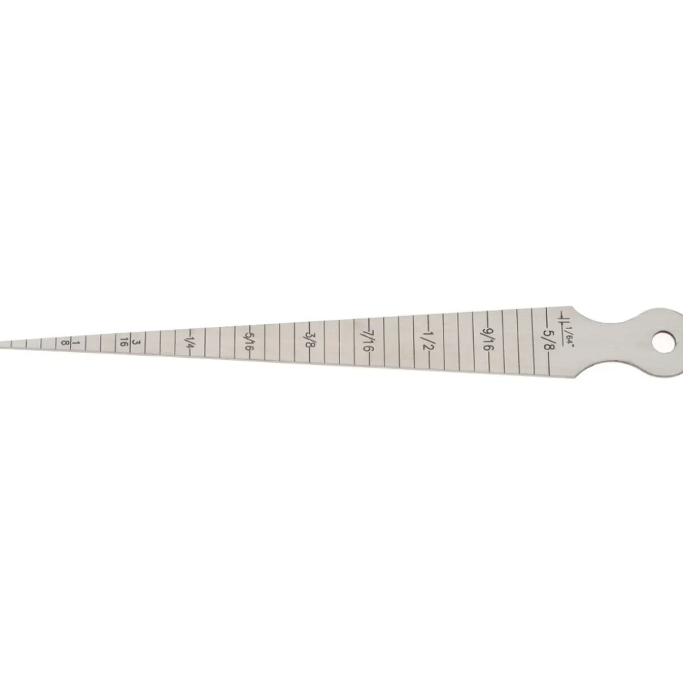 1/32 to 5/8 Inch Measurement, 1 Leaf Taper Gage