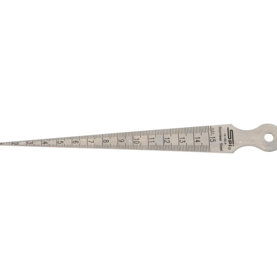 1/32 to 5/8 Inch Measurement, 1 Leaf Taper Gage