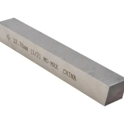 Tool Bit Blank: 1/2" Wide, 1/2" High, 4" Long, M2 High-Speed Steel, Square