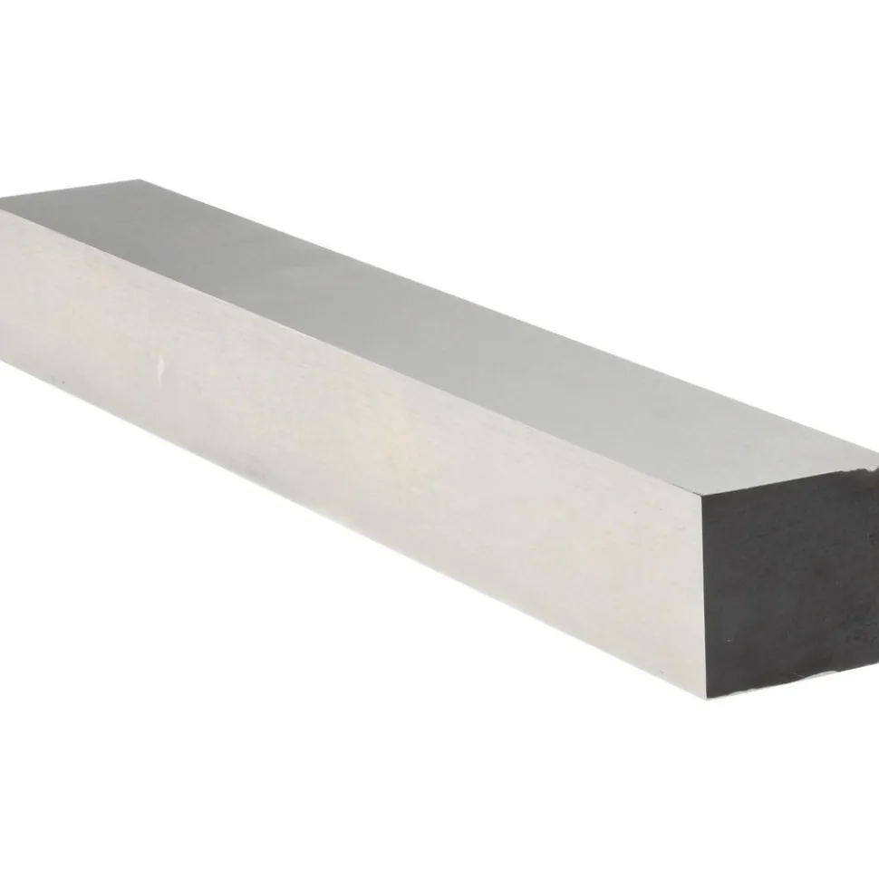 Tool Bit Blank: 1" Wide, 1" High, 7" Long, M2 High-Speed Steel, Square