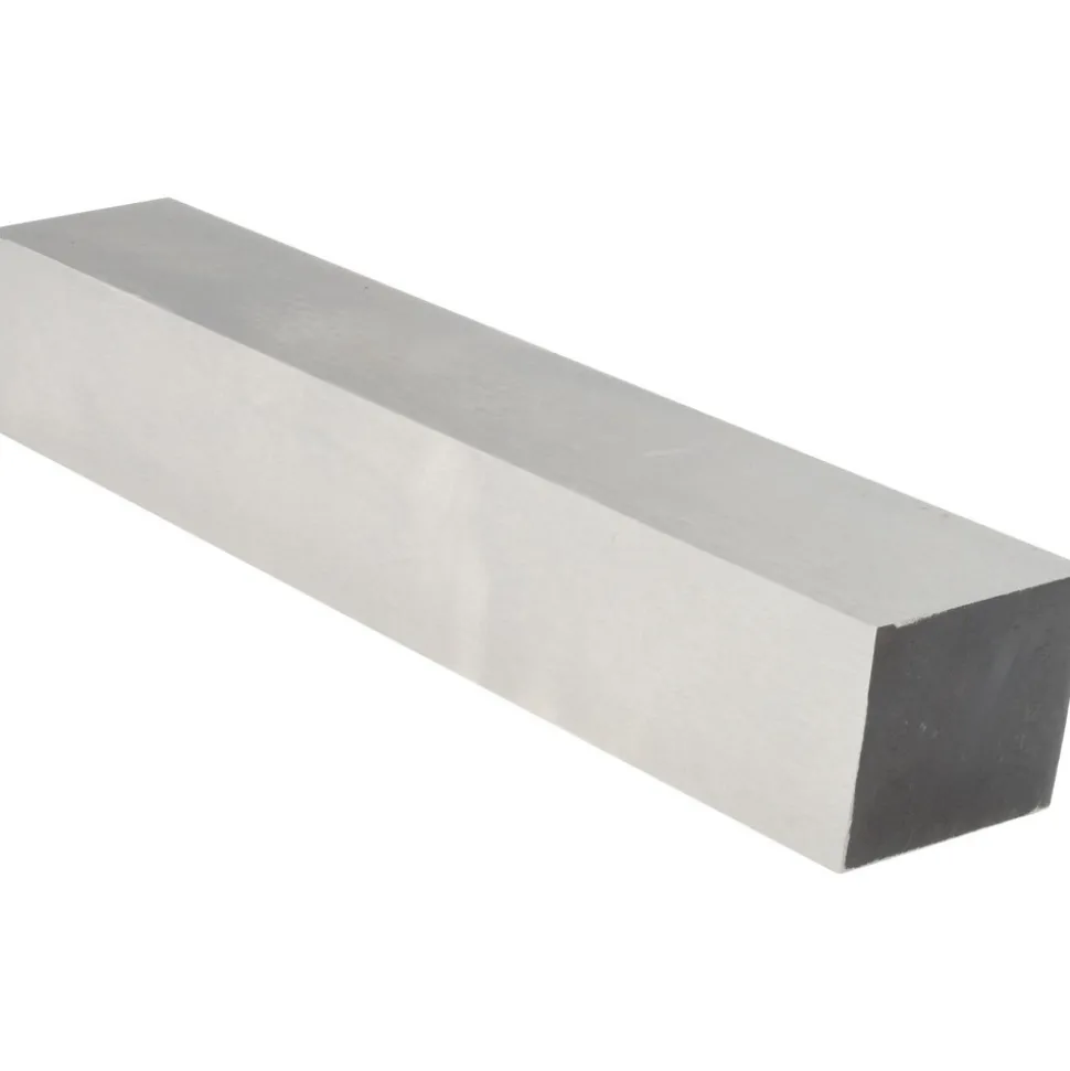 Tool Bit Blank: 1" Wide, 1" High, 7" Long, M2 High-Speed Steel, Square