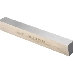 Tool Bit Blank: 1/2" Wide, 1/2" High, 4" Long, M2 High-Speed Steel, Square