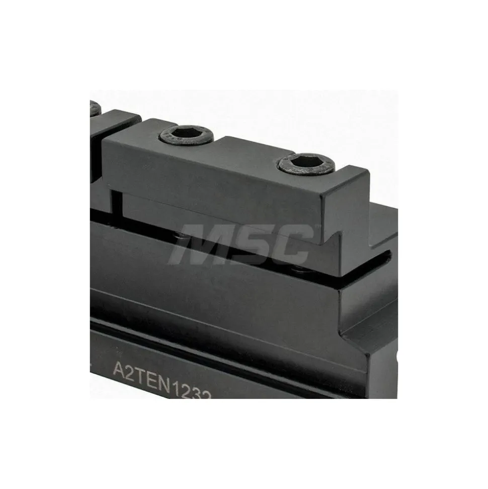 Tool Block Style A2TEN, 32mm Blade Height, 110mm OAL, 48mm OAH, Indexable Cutoff Blade Tool Block