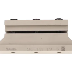 Tool Block Style SGTBN, 1.02" Blade Height, 3.4" OAL, Indexable Cutoff Blade Tool Block