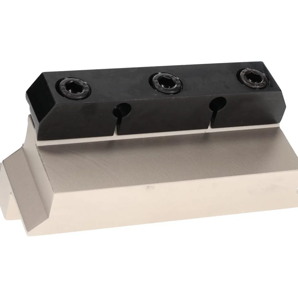 Tool Block Style SGTBU, 1.26" Blade Height, 3.95" OAL, 1.94"& OAH, Indexable Cutoff Blade Tool Block