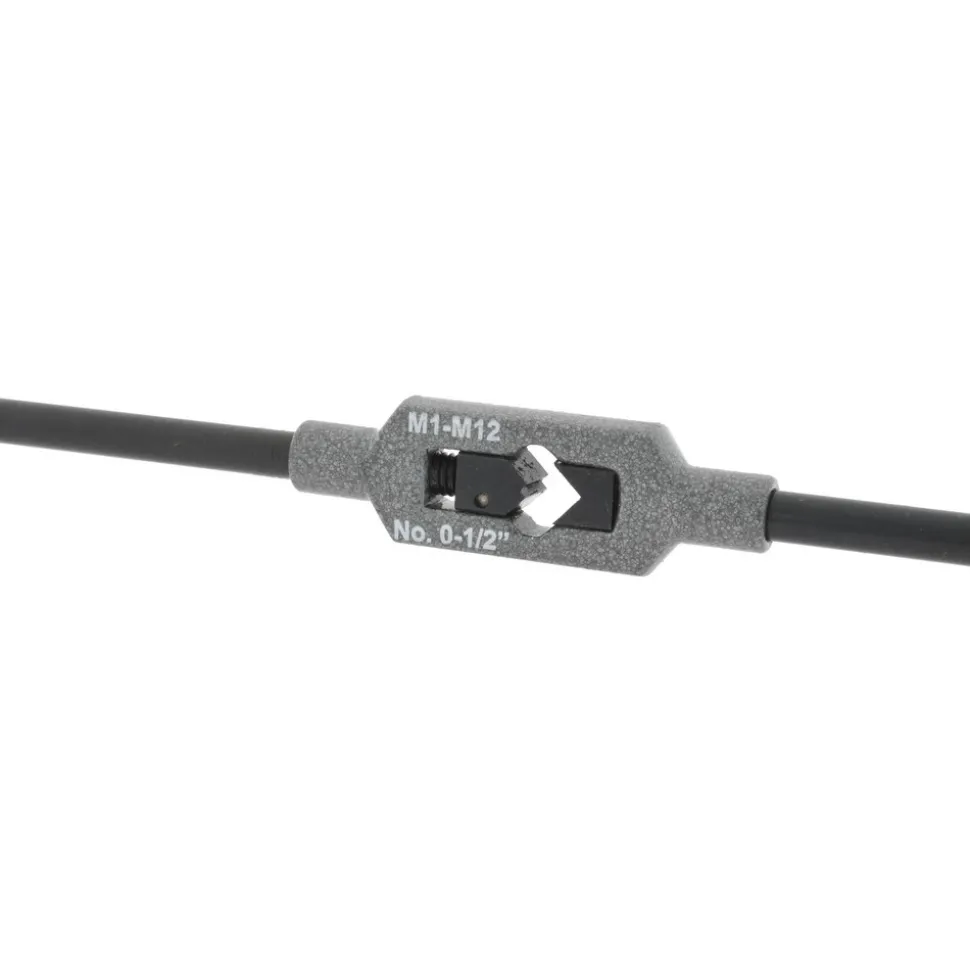 1/8 to 3/8" Tap Capacity, Straight Handle Tap Wrench