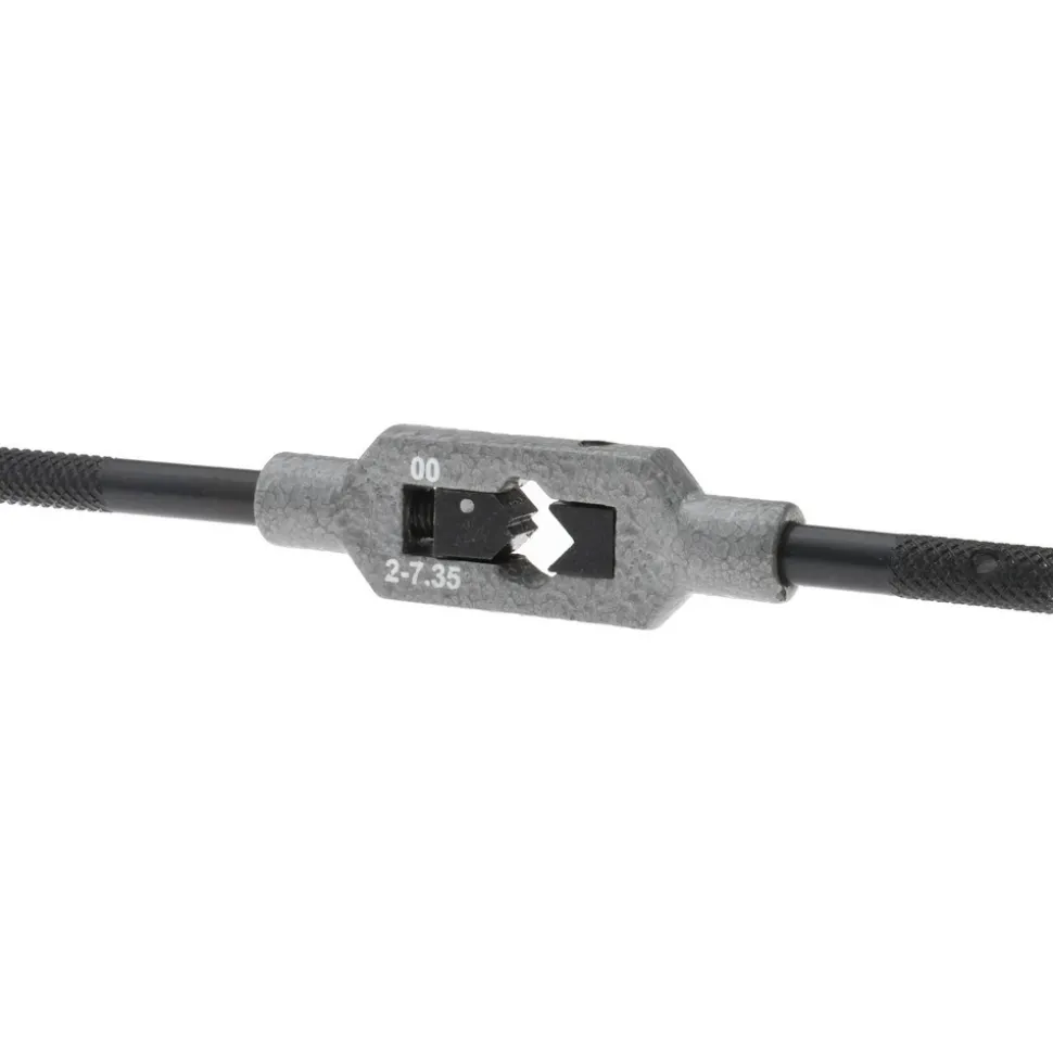 1/8 to 1/4" Tap Capacity, Straight Handle Tap Wrench
