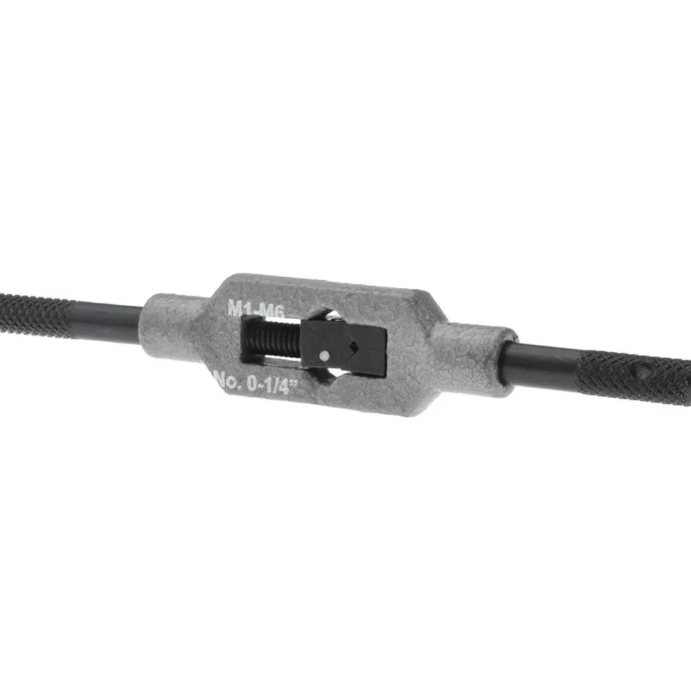 1/8 to 1/4" Tap Capacity, Straight Handle Tap Wrench