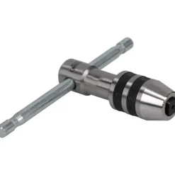 #0 to 1/4" Tap Capacity, T Handle Tap Wrench