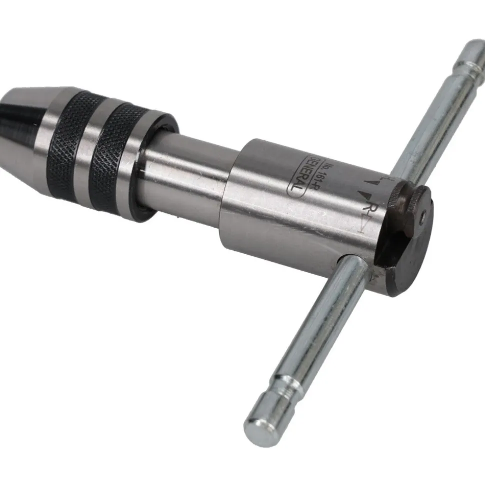 #0 to 1/4" Tap Capacity, T Handle Tap Wrench